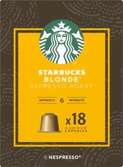 Starbucks By Nespresso Capsules Blonde Espresso Roast - 7 Doosjes à 18 Koffiecups -Koffiehuis 884x1200 1