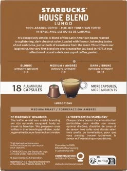 Starbucks By Nespresso Capsules Medium House Blend - 7 Doosjes à 18 Koffiecups -Koffiehuis 888x1200 2