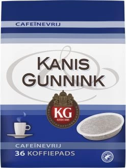Kanis & Gunnink Cafeïnevrij Koffiepads - 10 X 36 Pads -Koffiehuis 898x1200
