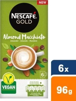 Nescafé Gold Almond Macchiato Oploskoffie - 6 Doosjes à 6 Zakjes -Koffiehuis 900x1200 2