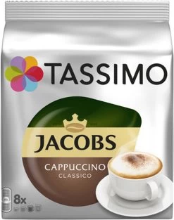 Tassimo - Jacobs Cappuccino Classico - 5x 8 T-Discs -Koffiehuis 948x1200