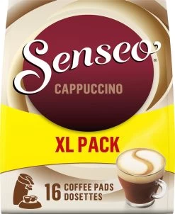 Senseo Cappuccino Koffiepads - 2/9 Intensiteit - 4 X 16 Pads - Voordeelverpakking -Koffiehuis 981x1200 1